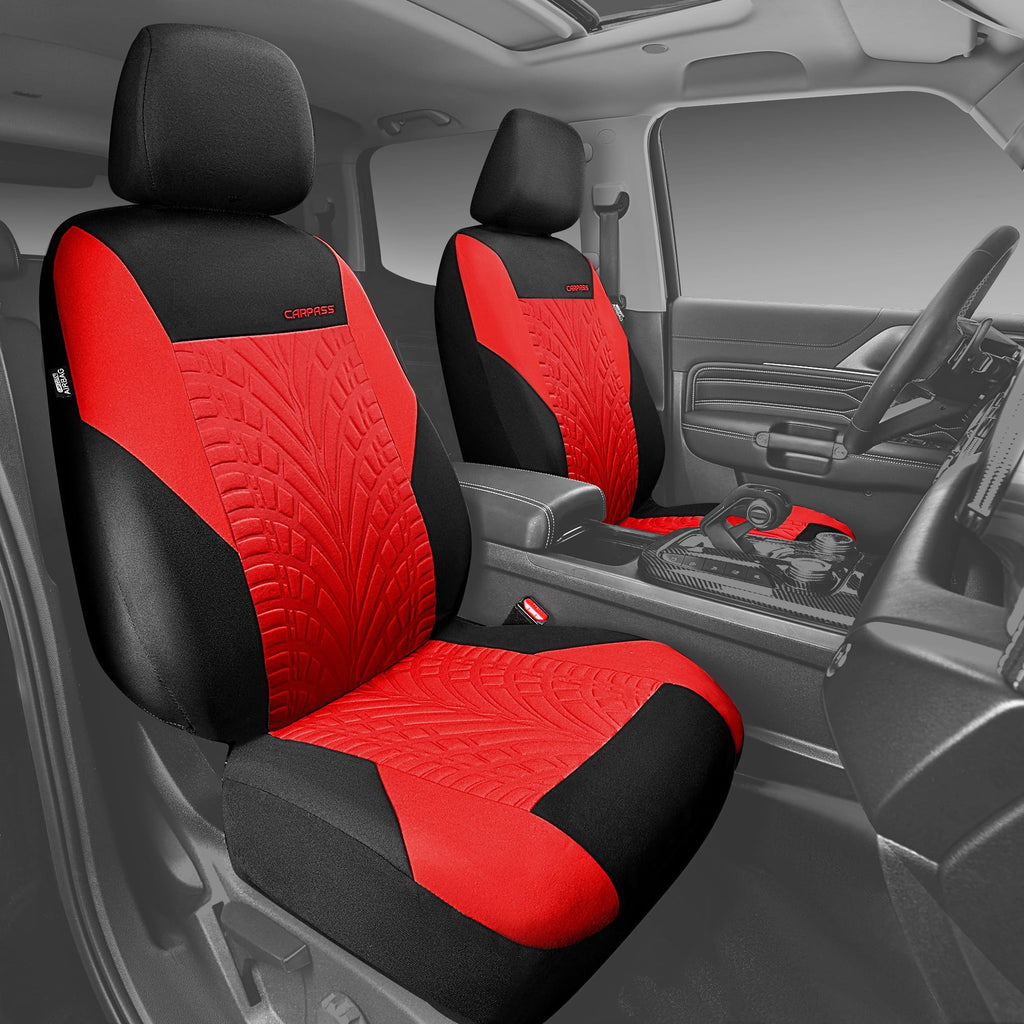 Car Seat Covers Full Sets Black Red L62570