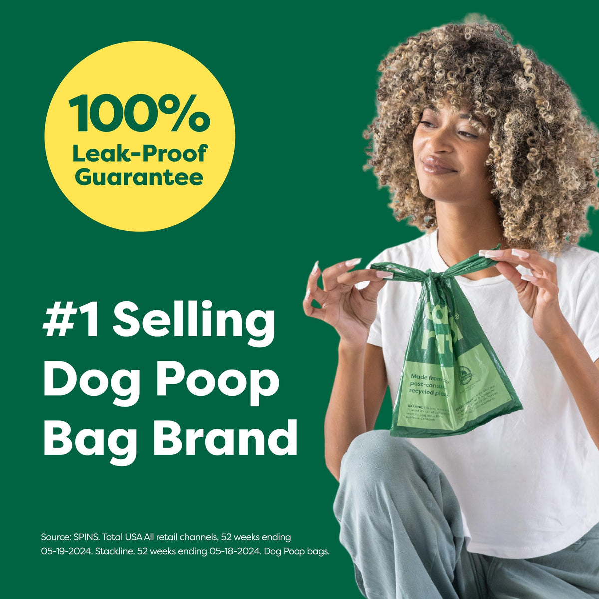 120 Leak Proof Unscented Dog Poop Bags M27780