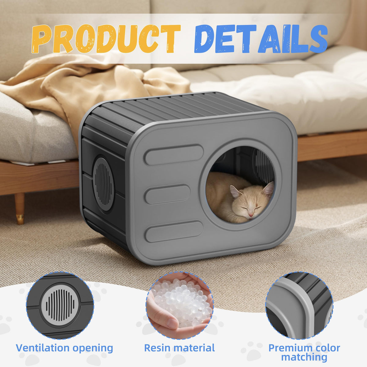 Weatherproof Outdoor Cat House V954