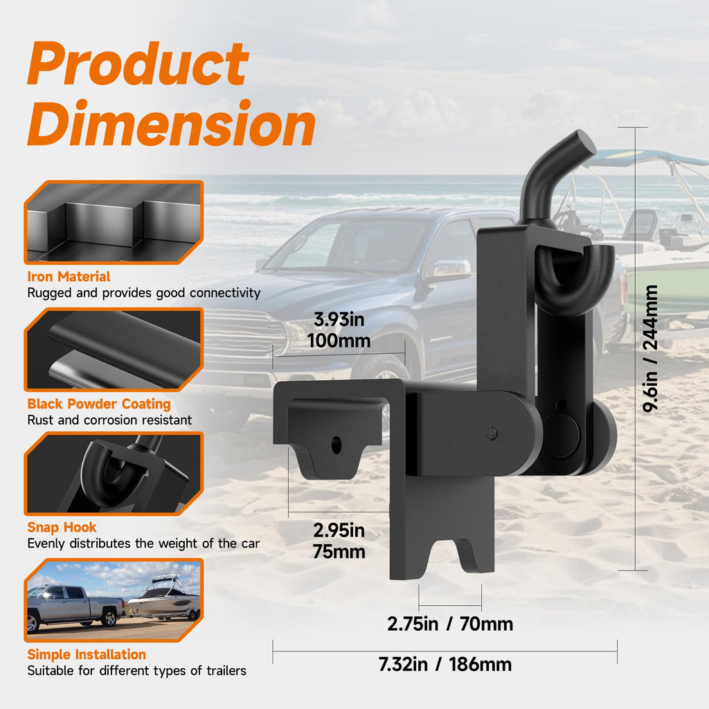 Heavy Duty Weight Distribution Hitch Brackets 2 pcs X47652
