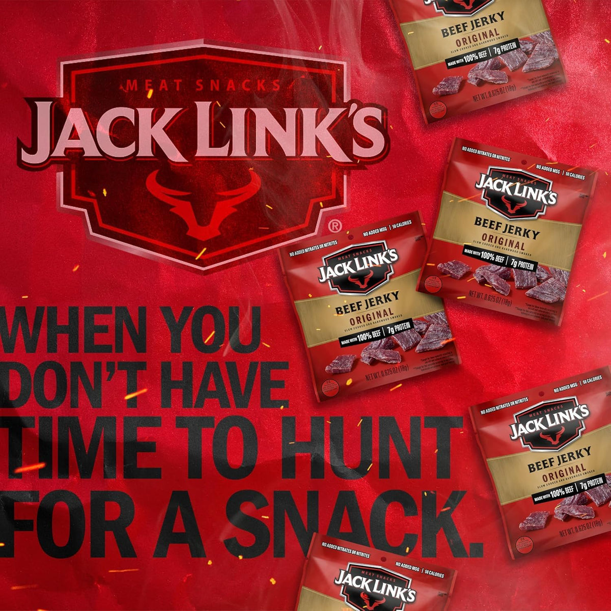 Original Beef Jerky Multipack 5 Pack 0.625 oz G845