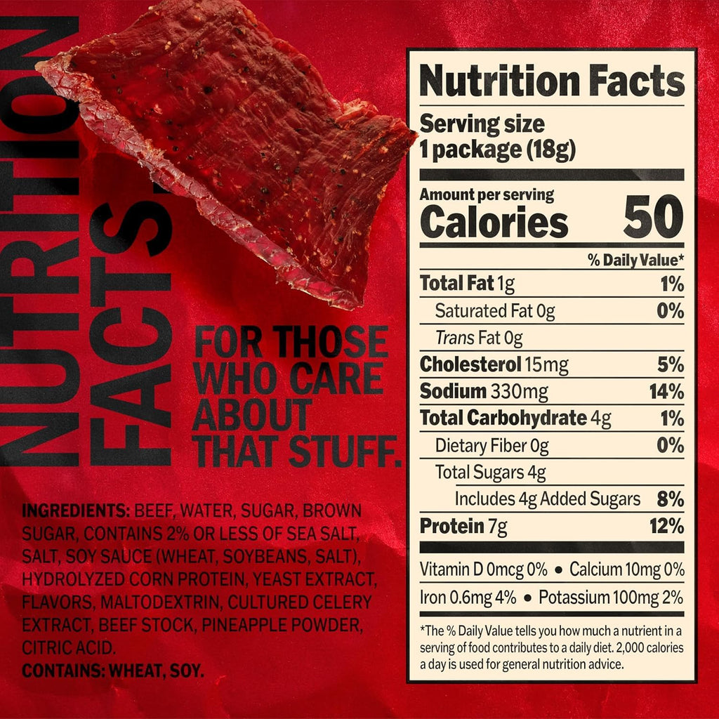 Original Beef Jerky Multipack 5 Pack 0.625 oz G845
