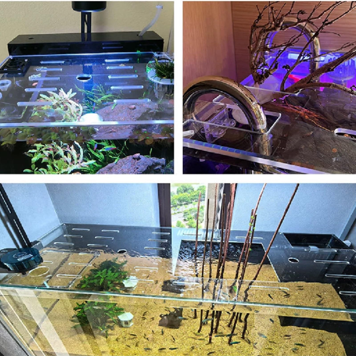 Clear Acrylic Aquarium Lid for 10-55 Gallon Tanks J245829