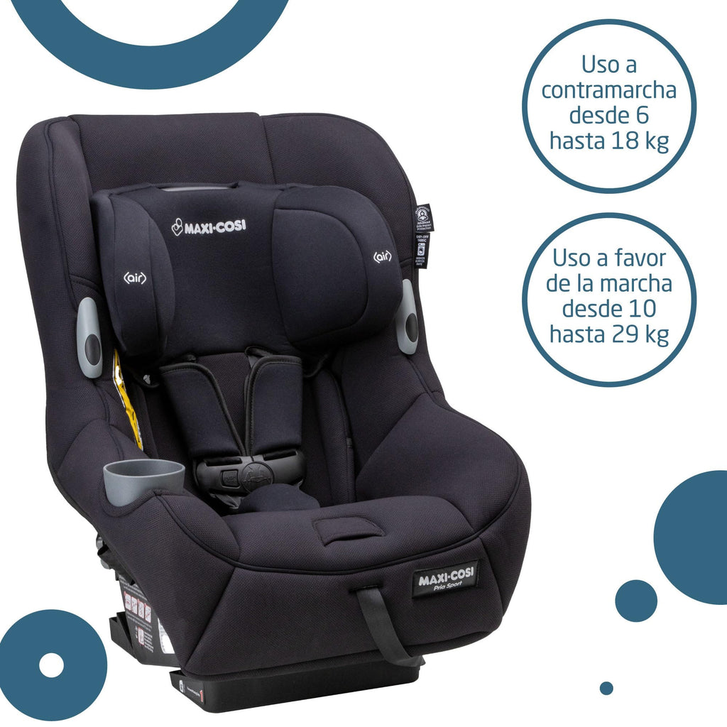 2-in-1 Convertible Car Seat Midnight Black P794