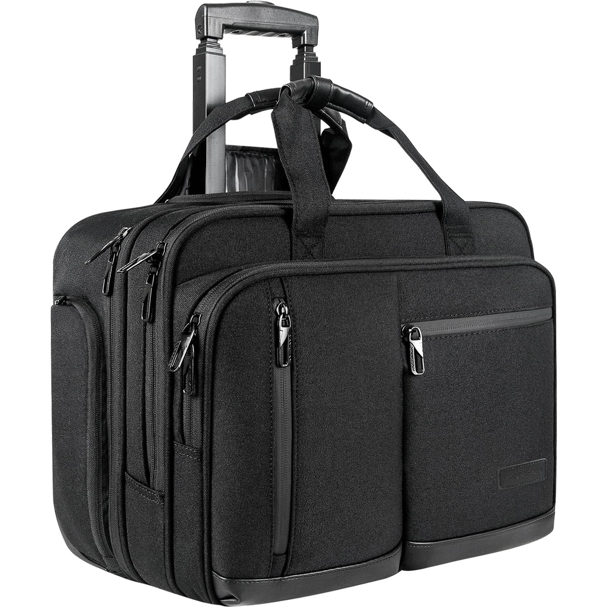 17.3 Inch Waterproof Black Rolling Laptop Bag O65623