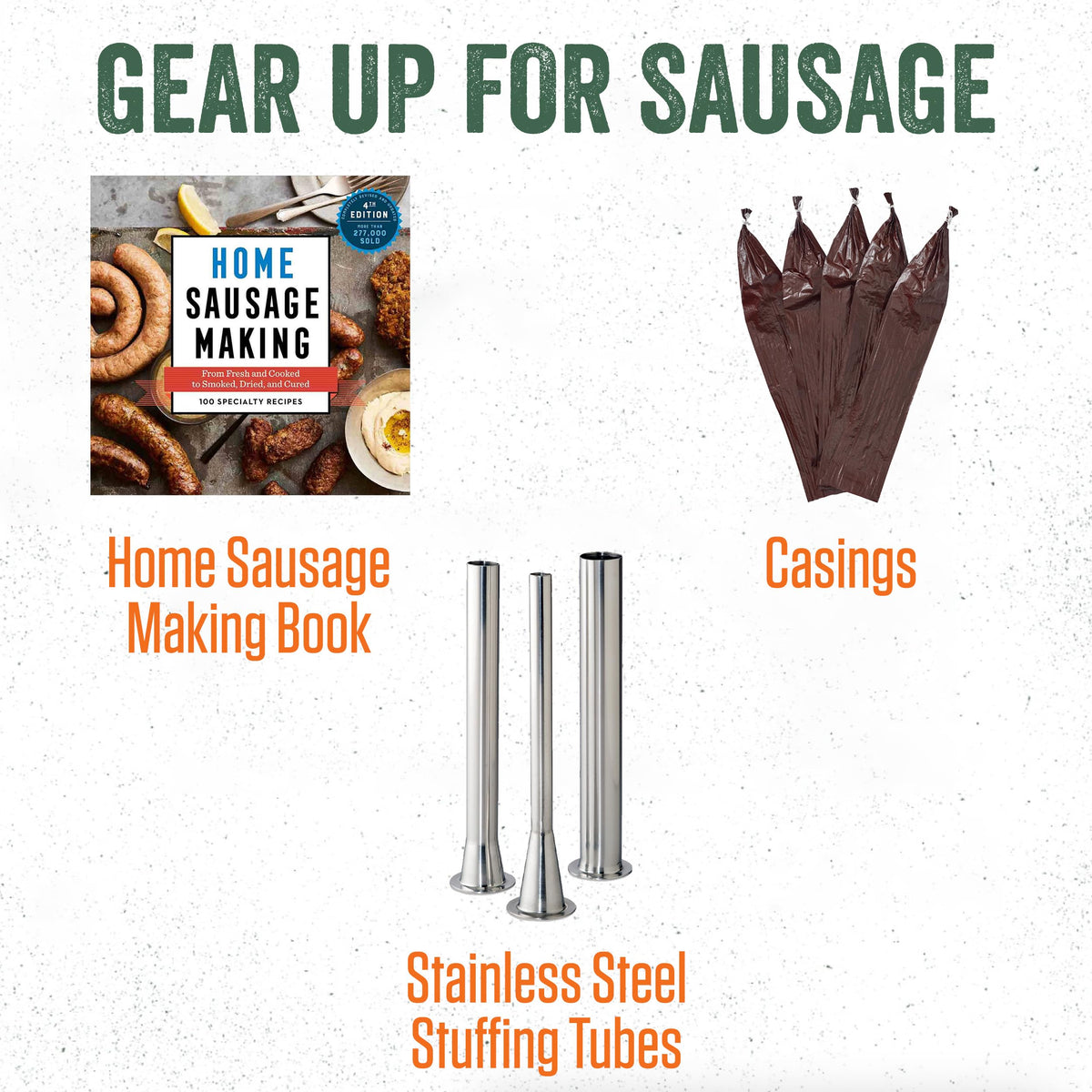 15 lb Stainless Steel Vertical Sausage Stuffer D42365