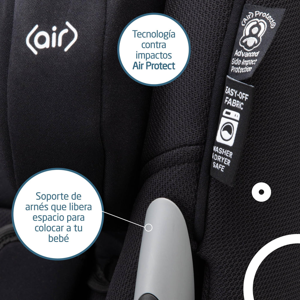 2-in-1 Convertible Car Seat Midnight Black P794