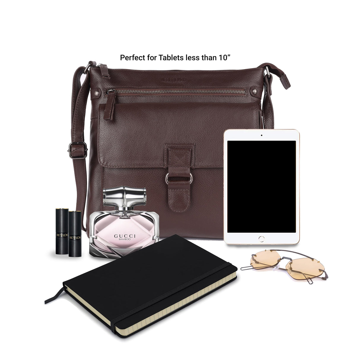 Large Soft Real Leather Womens Crossbody Handbags and Purses Y546
