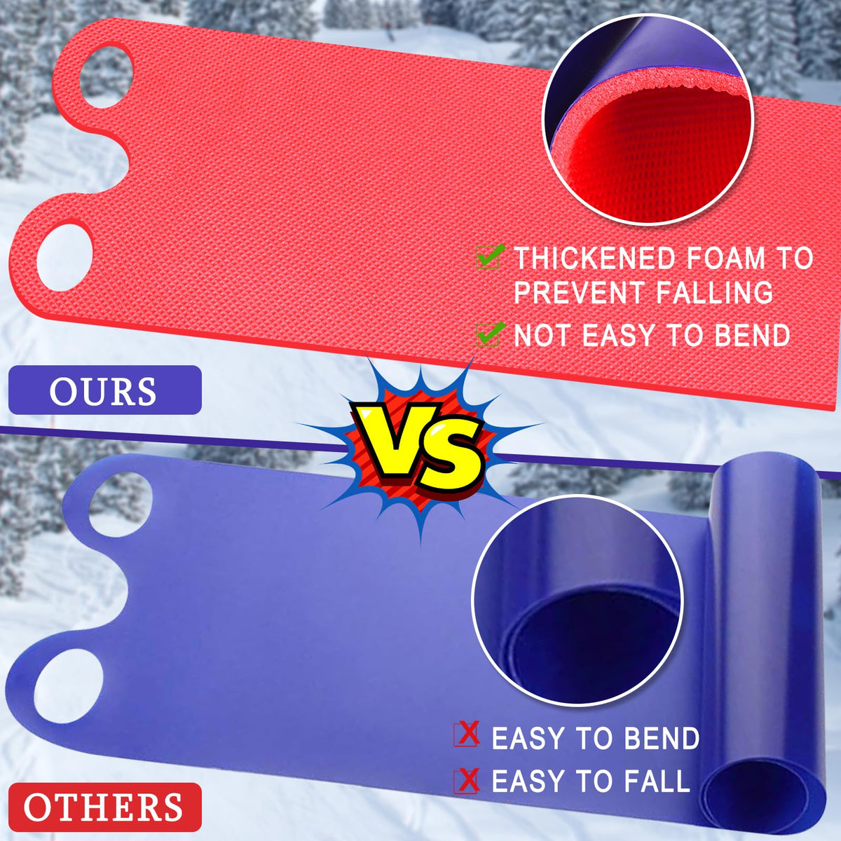 2 PCS Snow Sled B9429