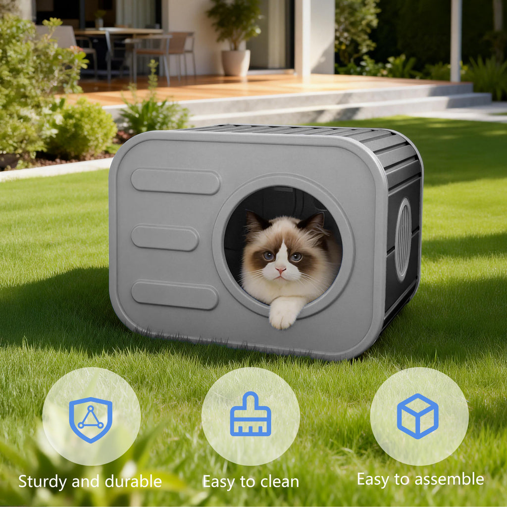 Weatherproof Outdoor Cat House V954