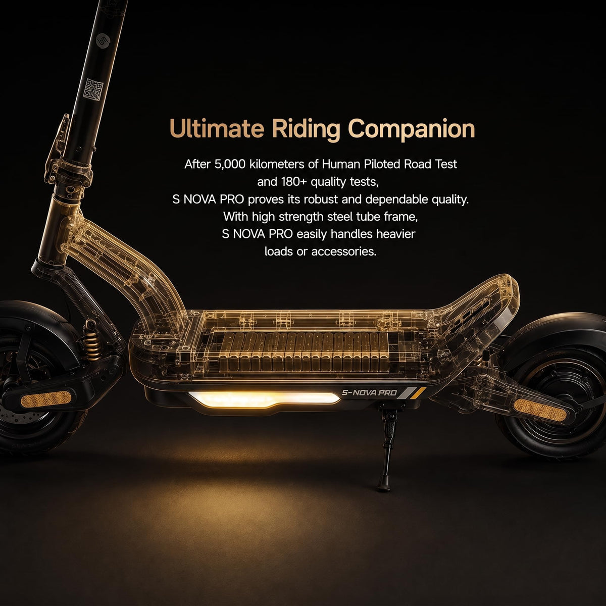 Electric Scooter, 28 MPH, 1000W, 38-Mile Range Y22494