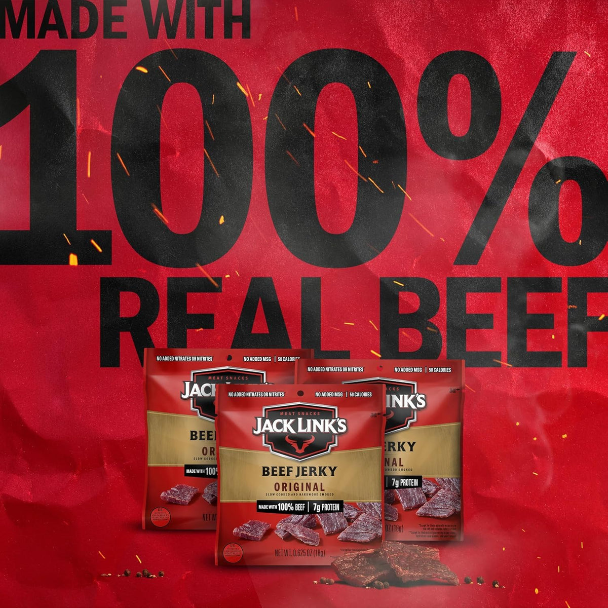 Original Beef Jerky Multipack 5 Pack 0.625 oz G845