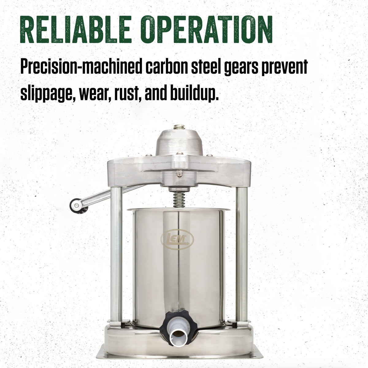 15 lb Stainless Steel Vertical Sausage Stuffer D42365