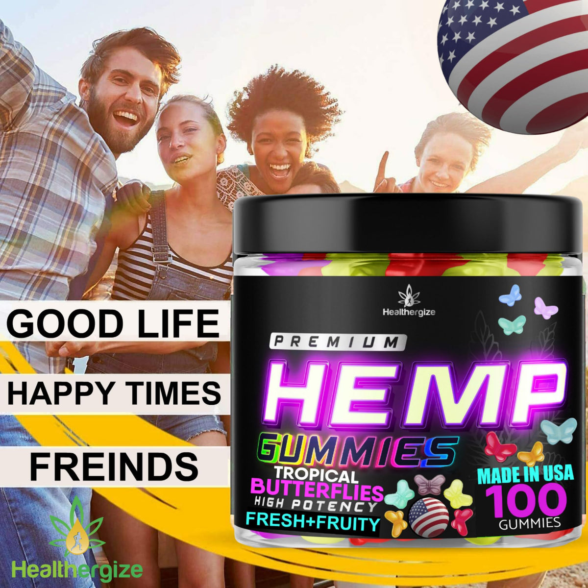 Hemp Gummies 100 Count O3948