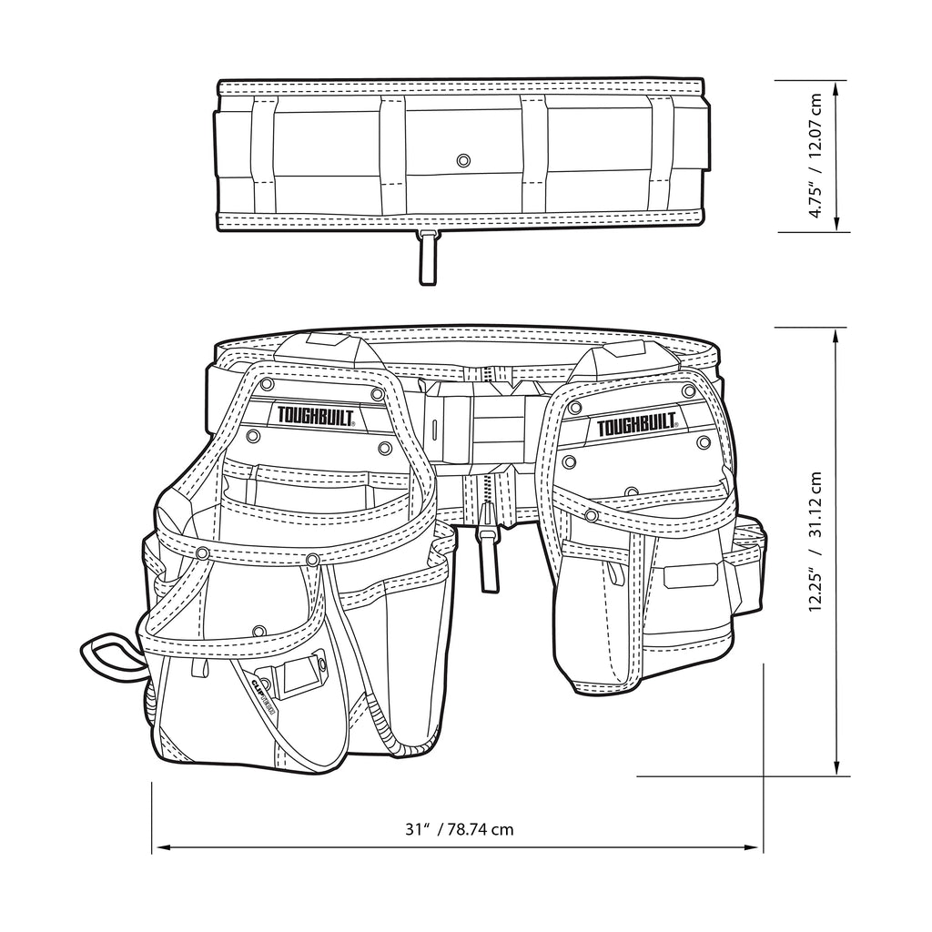 3-Piece Handyman Tool Belt Set Q4954