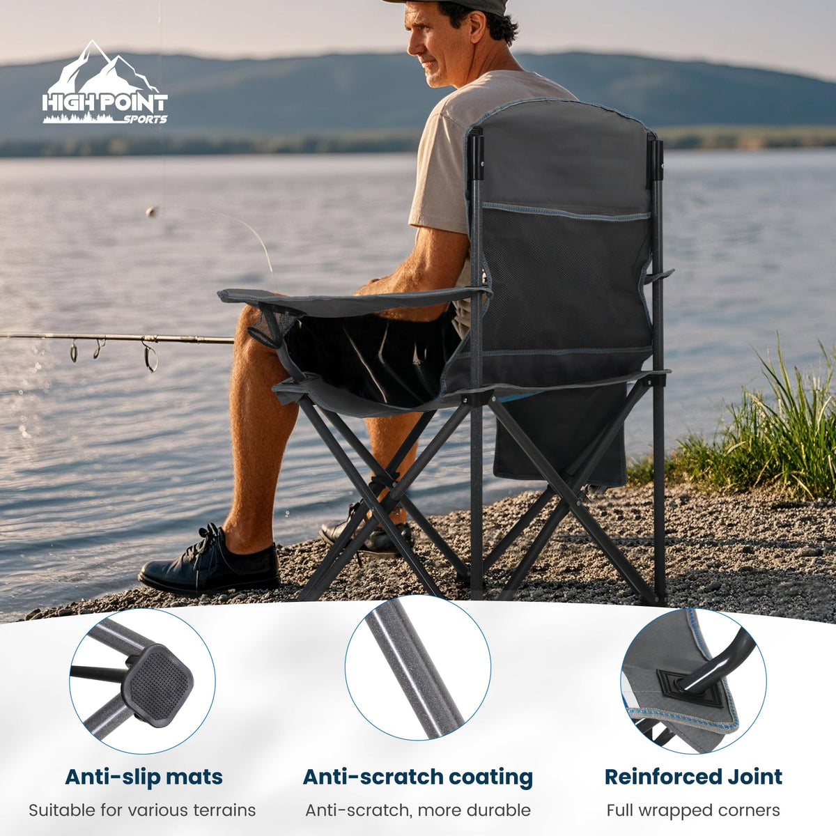 2 Pack Portable Camping Chair M8411