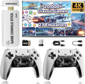 Wireless Retro Gaming Console Stick, 23 Built-In Emulators, 20,000+ Games, 4K HDMI Output, Dual 2.4G Wireless Controllers, 64GB F81346