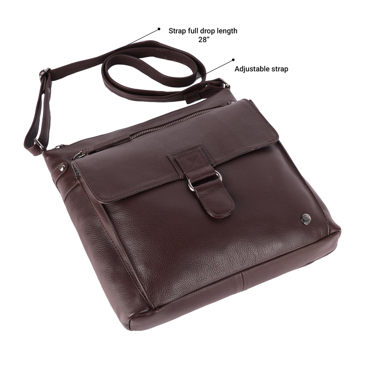 Large Soft Real Leather Womens Crossbody Handbags and Purses Y546