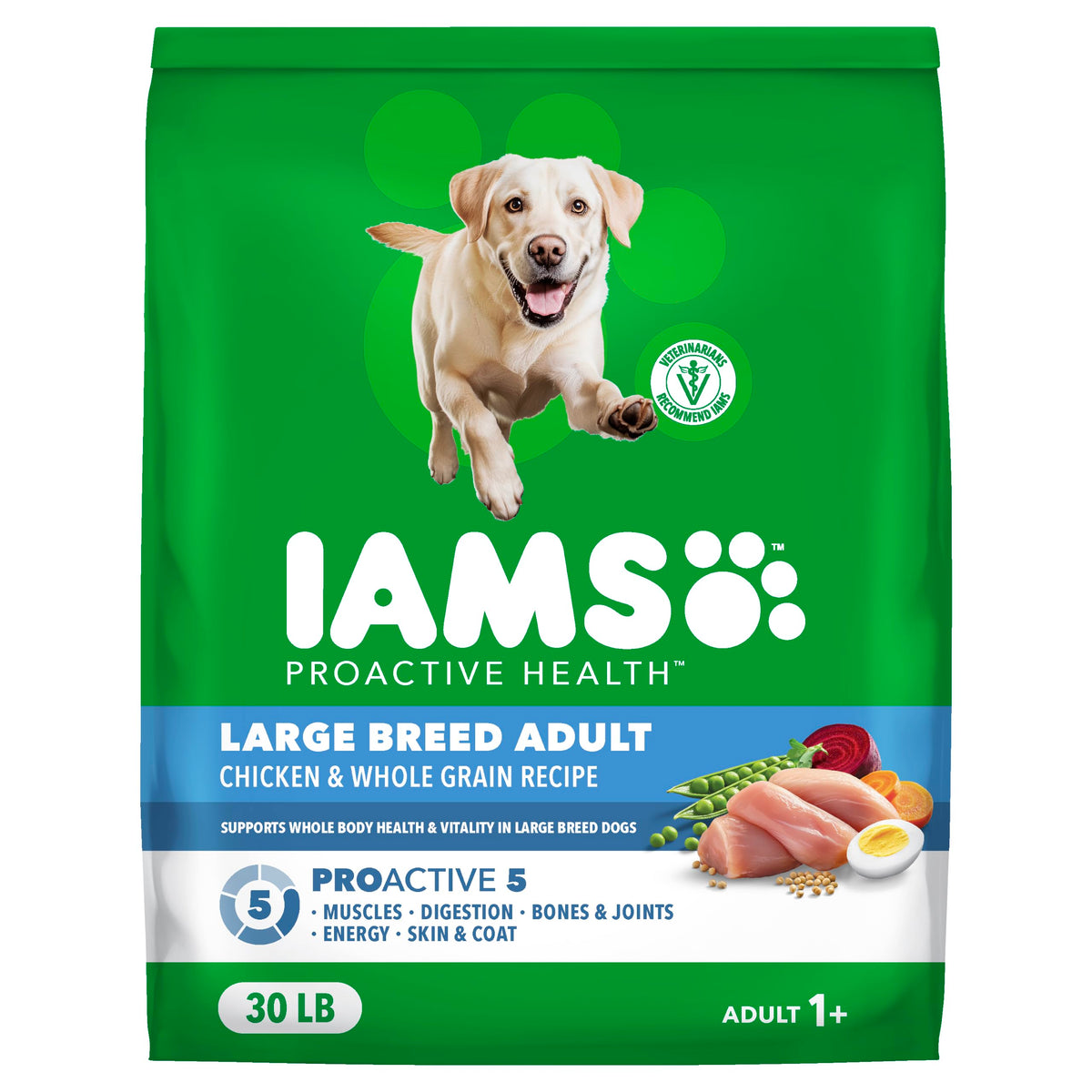 Large Breed Chicken Dry Dog Food 30 lb L4532