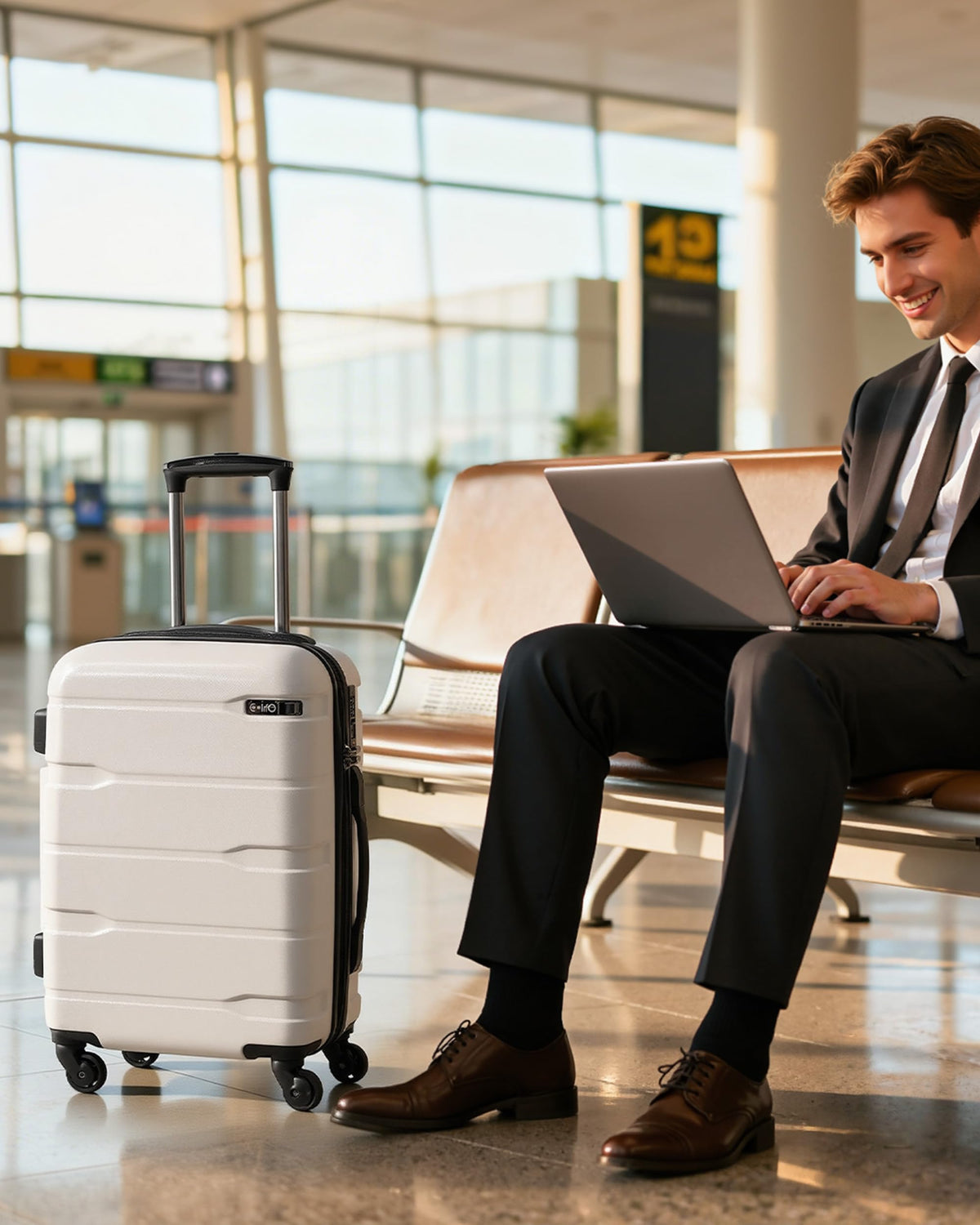 20in Hardside Carry On Luggage with Spinner Wheels L58317