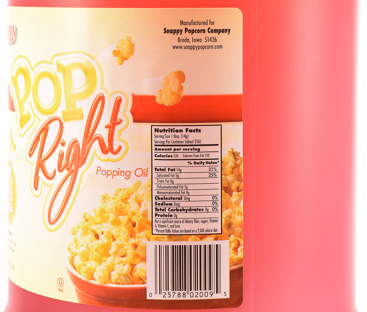 Butter Flavored Popcorn Oil 1 Gallon O647723