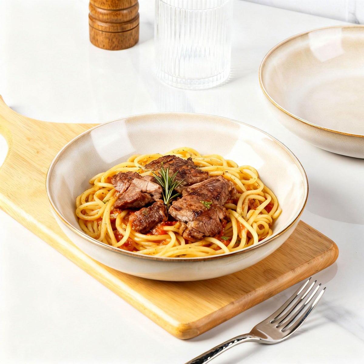 Ceramic Pasta Bowls Set of 4 N48756