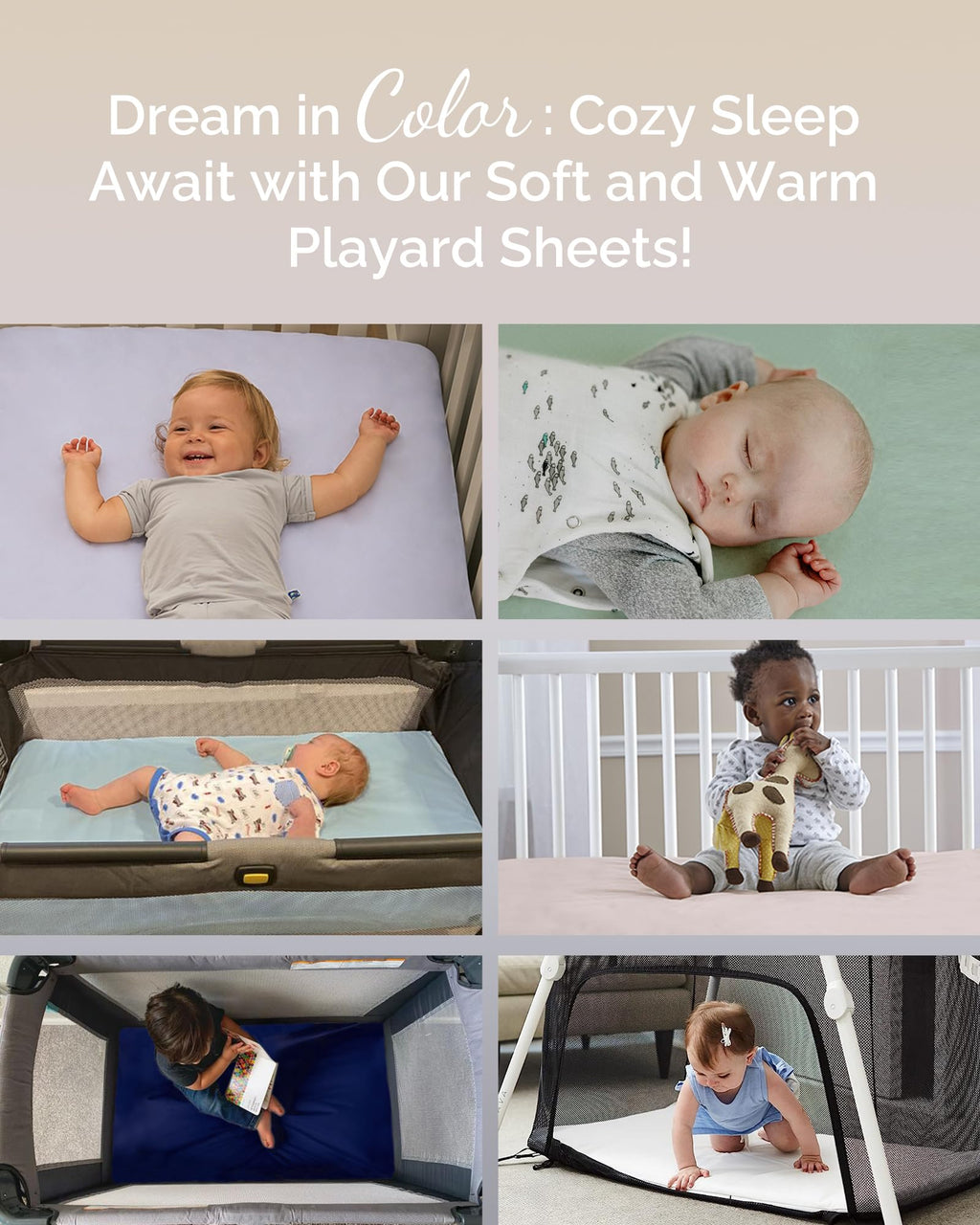 Grey Navy 3 Pack Jersey Pack and Play Sheets P275