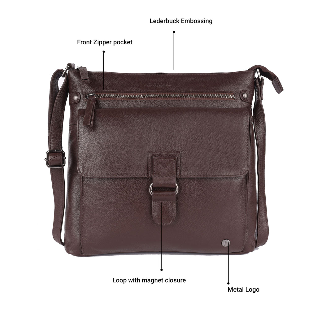 Large Soft Real Leather Womens Crossbody Handbags and Purses Y546