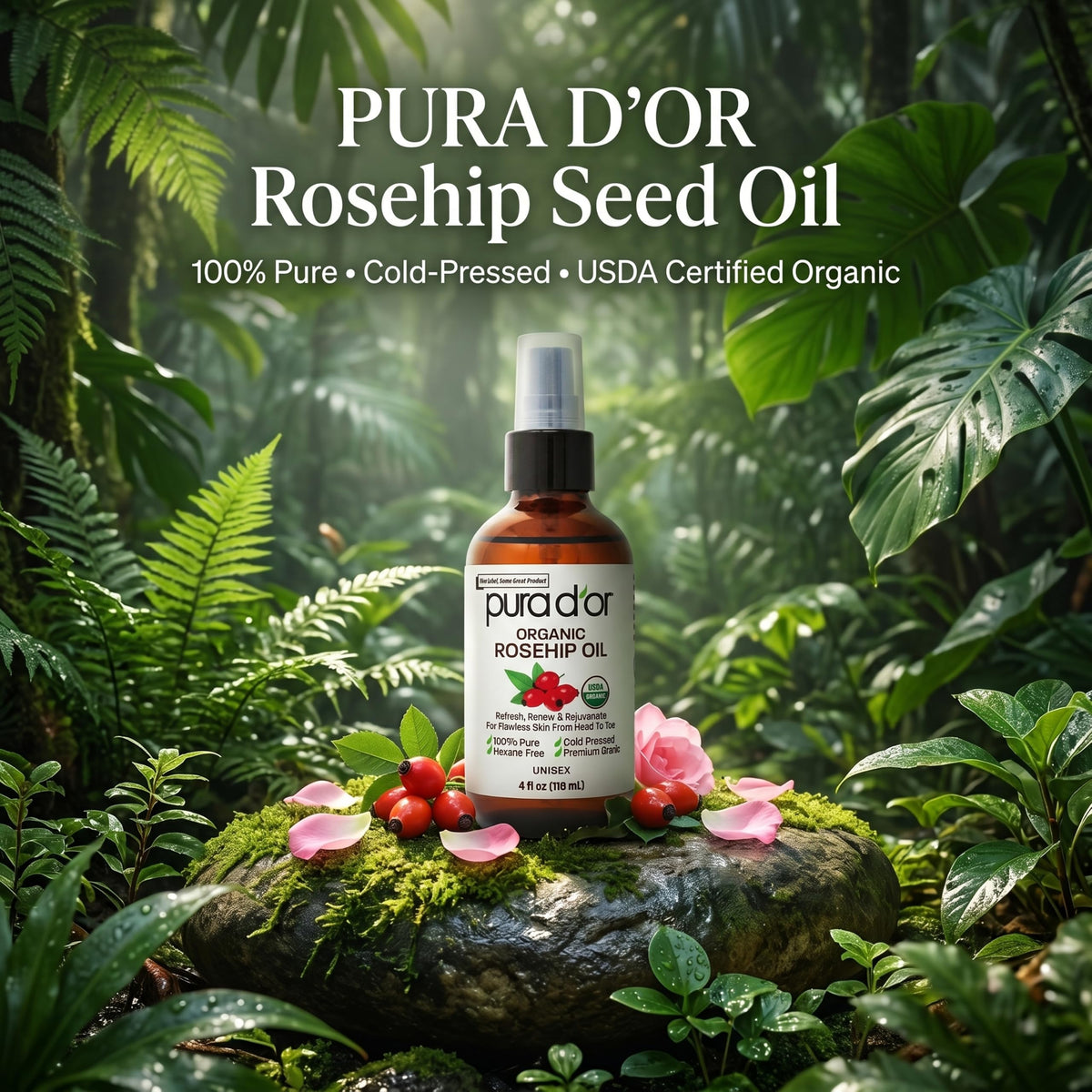 Organic Rosehip Seed Oil 4 oz M61747