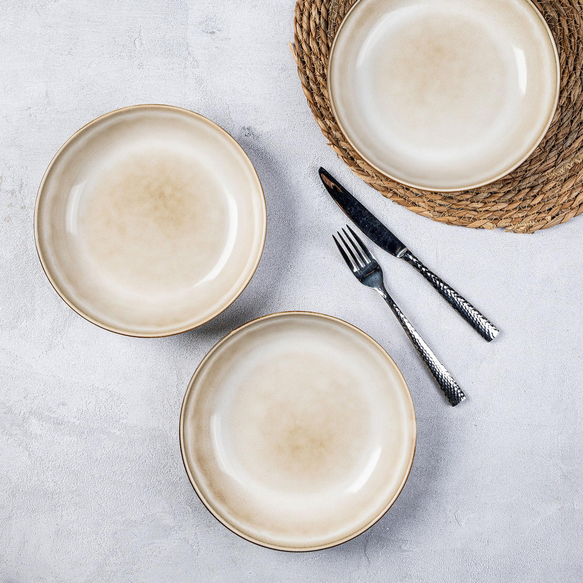 Ceramic Pasta Bowls Set of 4 N48756