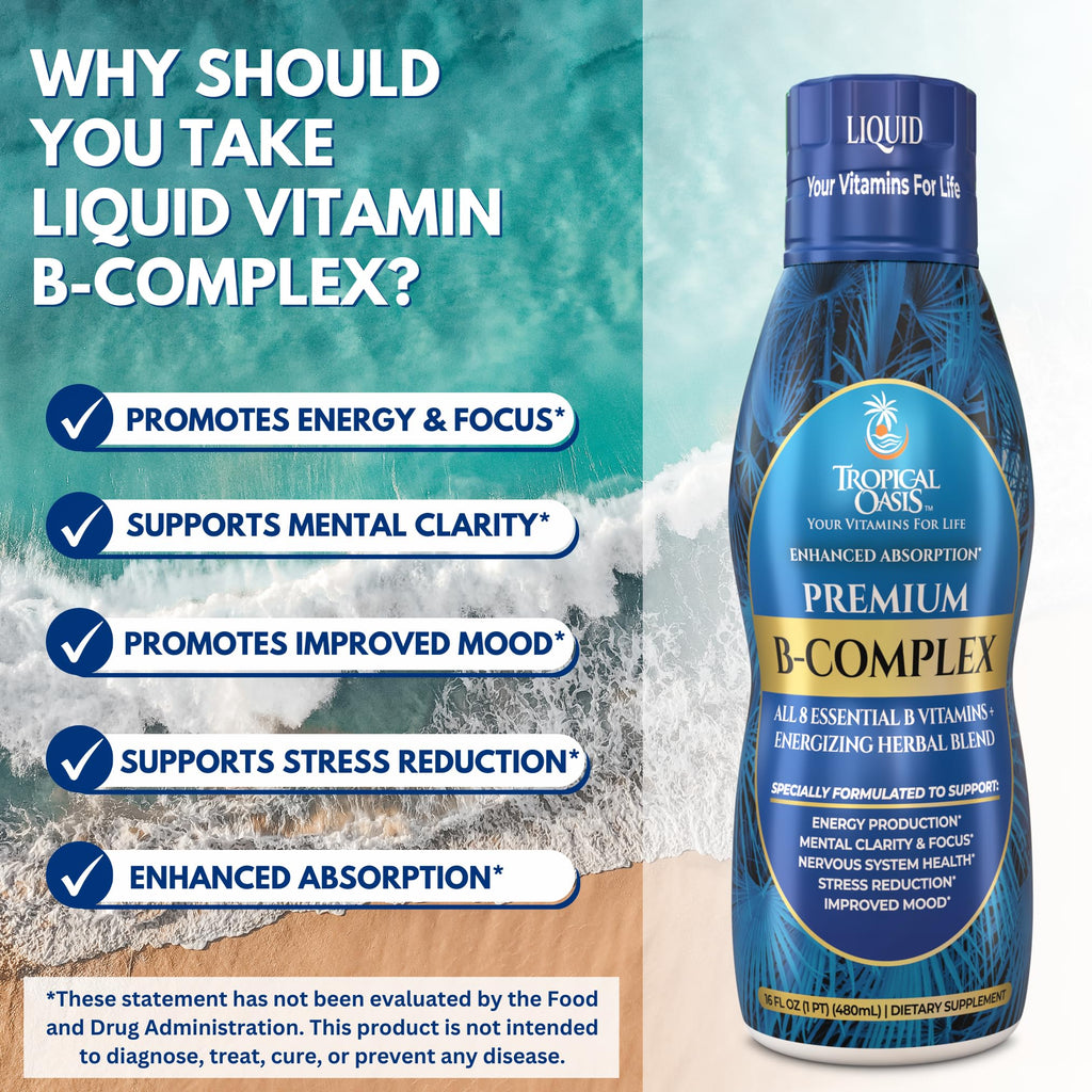 Liquid B-Complex Supplement 16 oz N345822
