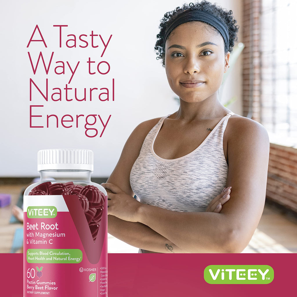 Beet Root Gummies with Magnesium & Vitamin C J20671