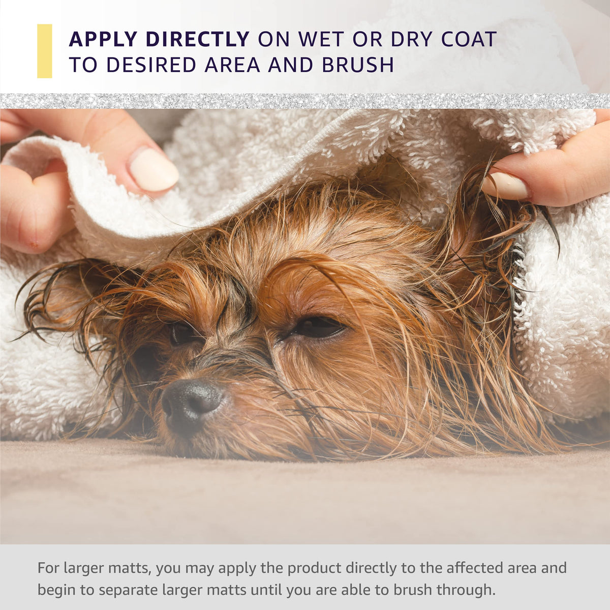 Dematting and Finishing Spray for Dogs and Cats E431